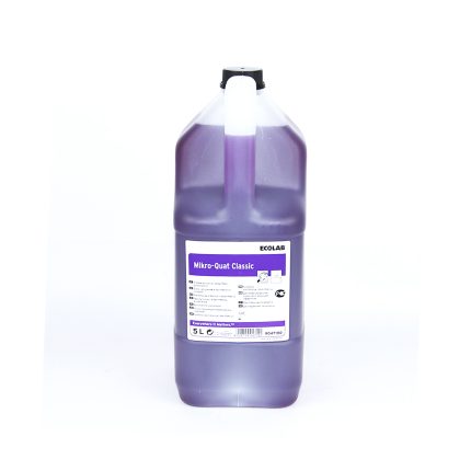 ეკოლაბი - სადეზინფექციო და სარეცხი საშ.  (კვერცხის დეზინფექცია)MIKRO-QUAT CLASSIC 5 ლ