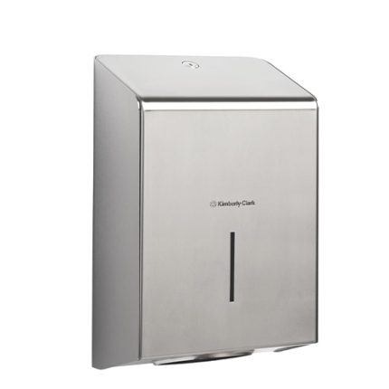 Kimberly Clark Metallic- დისპენსერი ქაღალდის დაჭრილი პირსახოცის